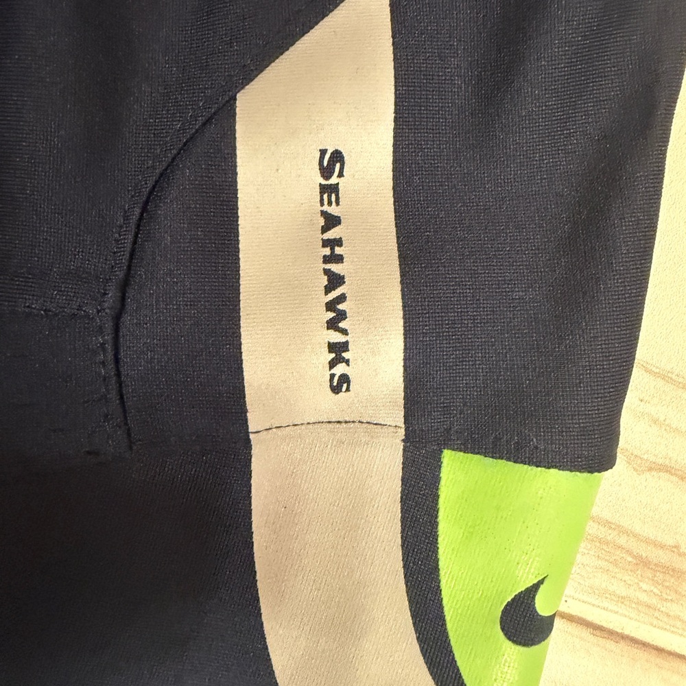 Kids Seahawks Navy Blue Jersey, Size 7 - Picture 3 of 7